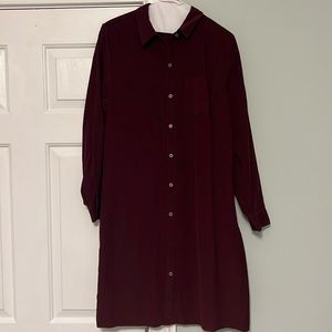 JJill knee length lightweight corduroy dress